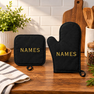 Set De Manoplas Personalizados con 2 apellidos o apodo en ellos
