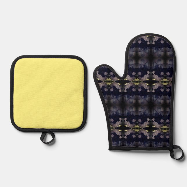Set De Manoplas Petales de Rosa entrelazados (Anverso)