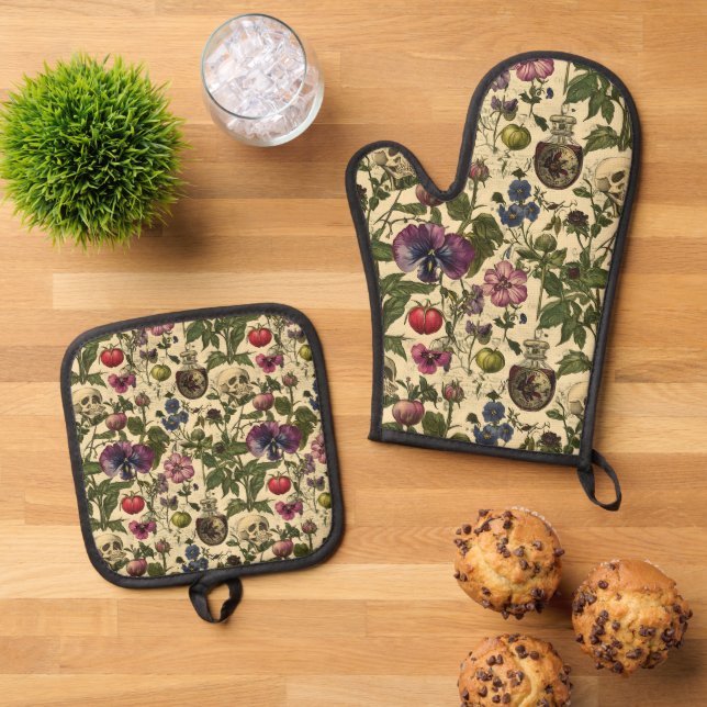 Set De Manoplas Pétalos Venenosos (De arriba hacia abajo)