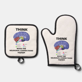 Set De Manoplas Piense En Hacer Que Las Conexiones Neuronales Ocur