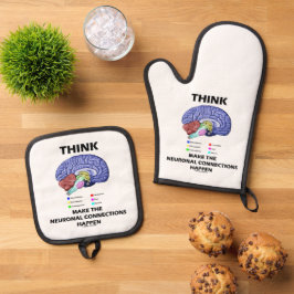 Set De Manoplas Piense En Hacer Que Las Conexiones Neuronales Ocur
