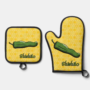 Set De Manoplas Pimiento Chili Shishito