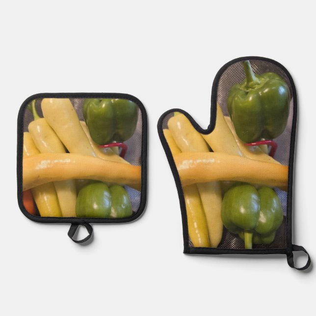Set De Manoplas ¡Pimientos en Abundancia! (Anverso)
