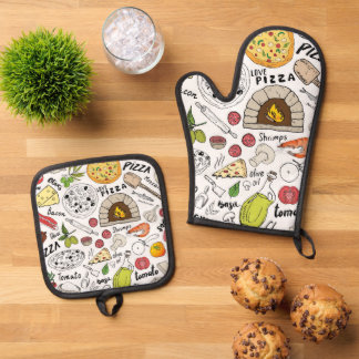 Set De Manoplas Pizza