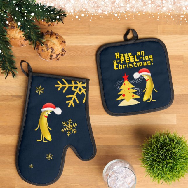 Set De Manoplas plátano de Navidad (Subido por el creador)