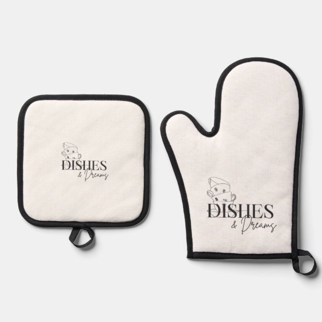 Set De Manoplas Platos y Sueños (Anverso)