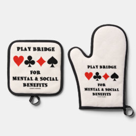 Set De Manoplas Play Bridge For Mental Social Benefits Card Suits