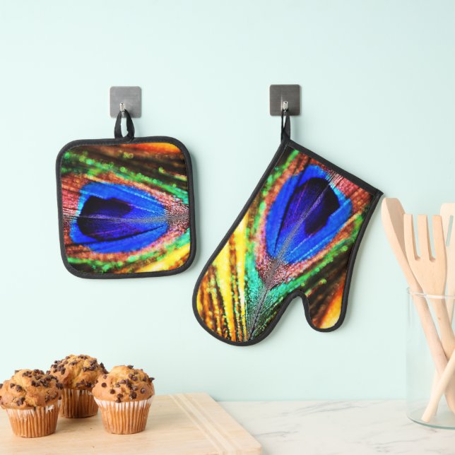 Set De Manoplas Pluma por Shirley Taylor (Insitu (colgante))