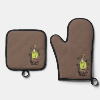 Set De Manoplas Poción de aceite de oliva encantado