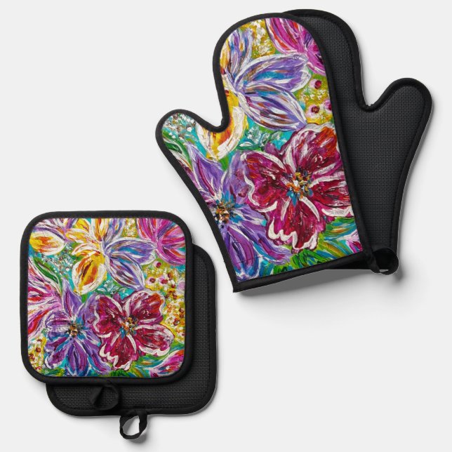 SET DE MANOPLAS POT HOLDER (Anverso/Reverso)