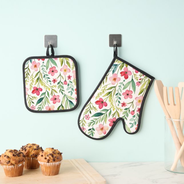 Set De Manoplas Prado de flores silvestres (Insitu (colgante))