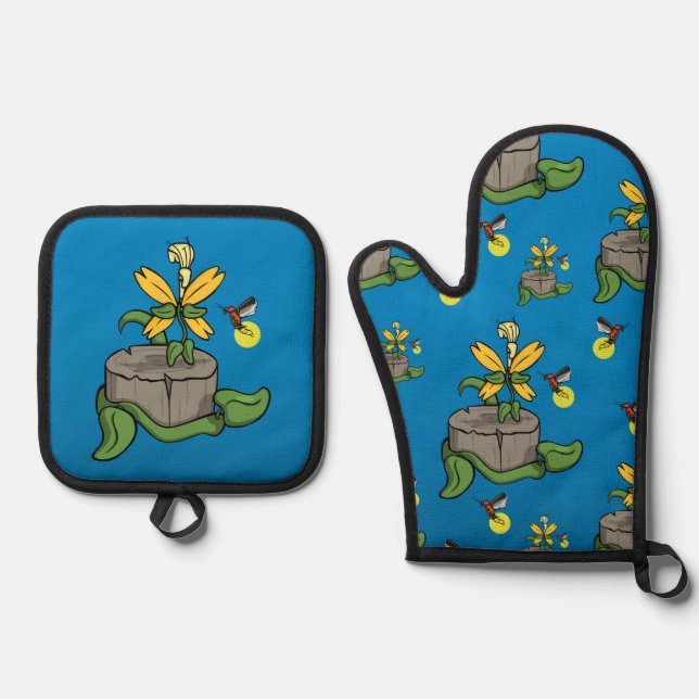 Set De Manoplas Primavera saluda el verano (Anverso)