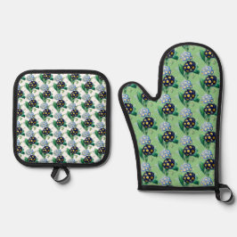 Set De Manoplas Prímula de Cowslip Botánica