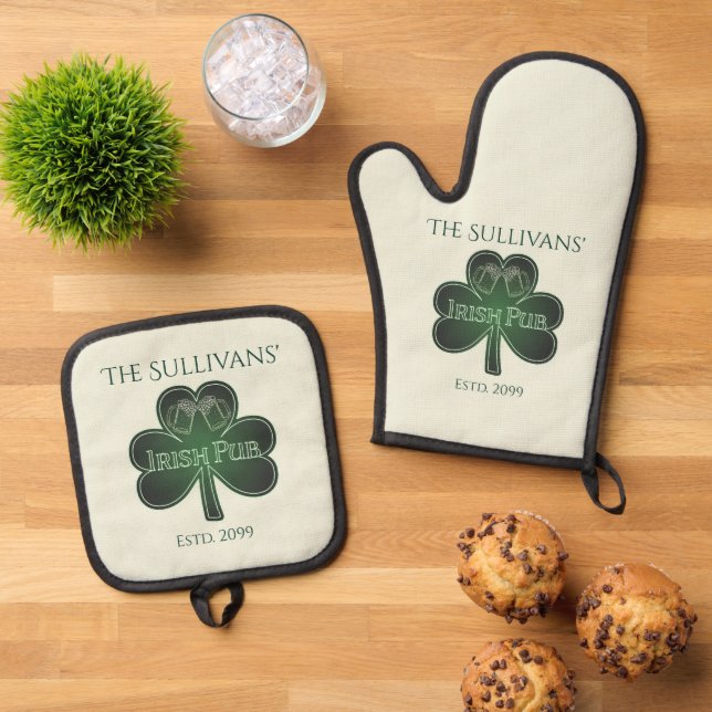 Set De Manoplas Pub irlandés (De arriba hacia abajo)