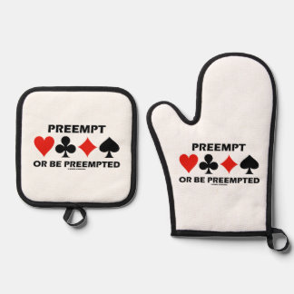 Set De Manoplas Puente de Humor Preemptir o Ser Preemptido 4 Palos