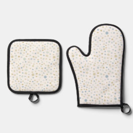 Set De Manoplas Puntos de acuarela Henry Confetti