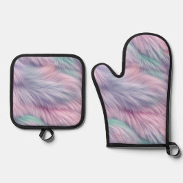 Set De Manoplas Puro arcoiris pastel