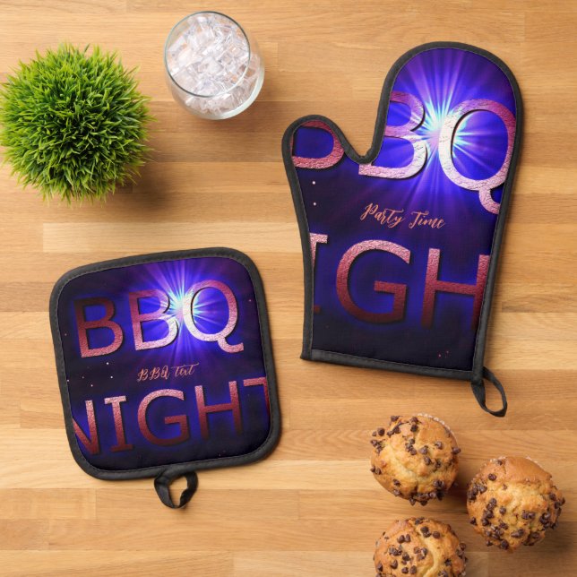 Set De Manoplas Quebrantamiento de hormigón de barbacoa (De arriba hacia abajo)