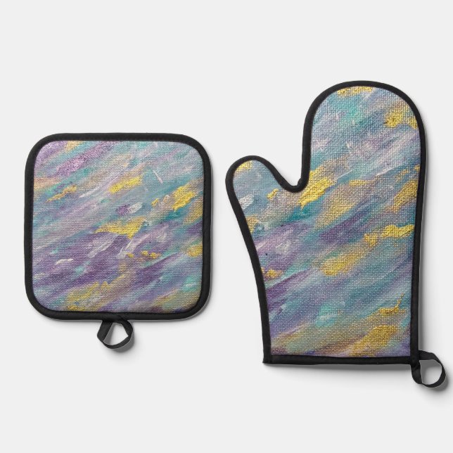 Set De Manoplas Quiet Reign Modern Art (Anverso)