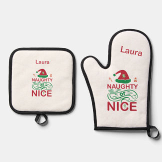 Set De Manoplas Ranas de Navidad traviesas o buenas con diseño de