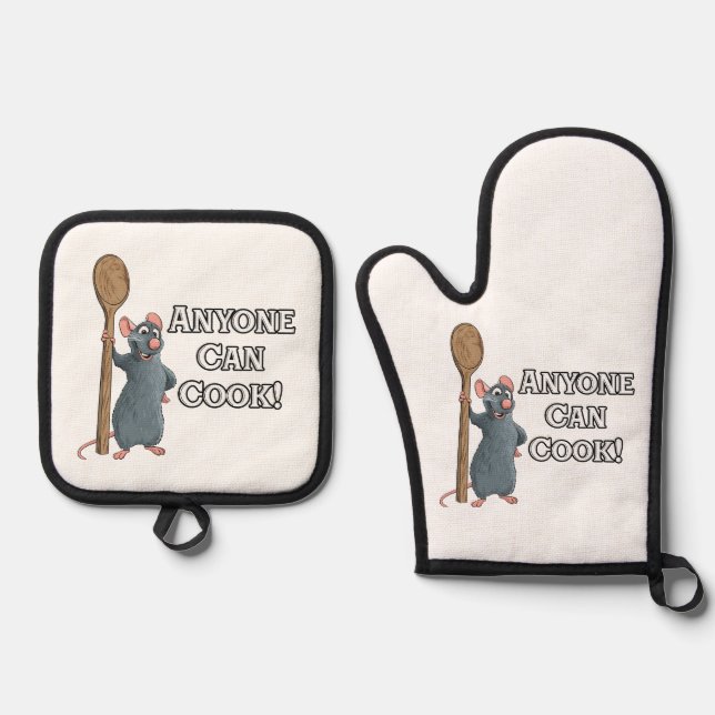 Set De Manoplas Ratatouille - Anyone Can Cook! (Anverso)