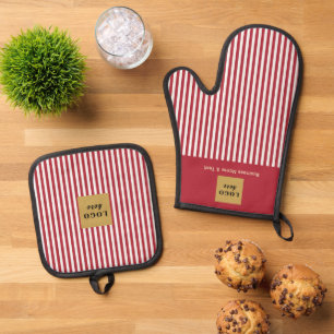 Set De Manoplas Rayo rojo y blanco personalizado