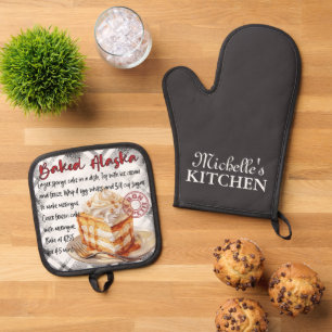 Set De Manoplas Receta personalizada de horneado al horno de alask