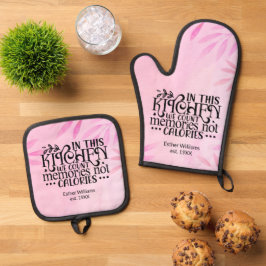 Set De Manoplas Recuerdos No calorías rosa claro