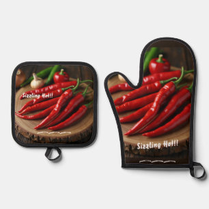 Set De Manoplas Red Hot