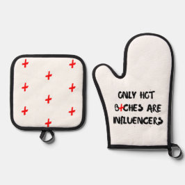 Set De Manoplas Regalo de cita divertida de influencer para decora