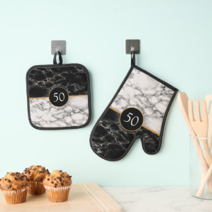 Set De Manoplas Regalo de cocina de cumpleaños o aniversario perso