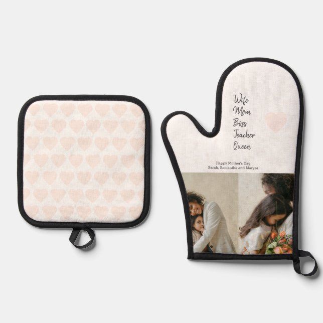 Set De Manoplas Regalo para mamá, jefe, profesor o esposa - (Anverso)