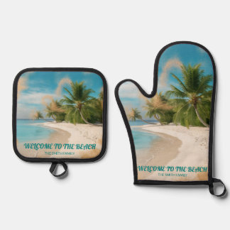 Set De Manoplas Regalo personalizado de Beach House Vibes