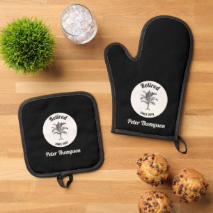 Set De Manoplas Regalo único de jubilación personalizado