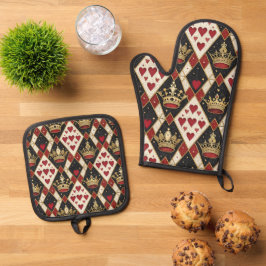 Set De Manoplas Reina de Corazones