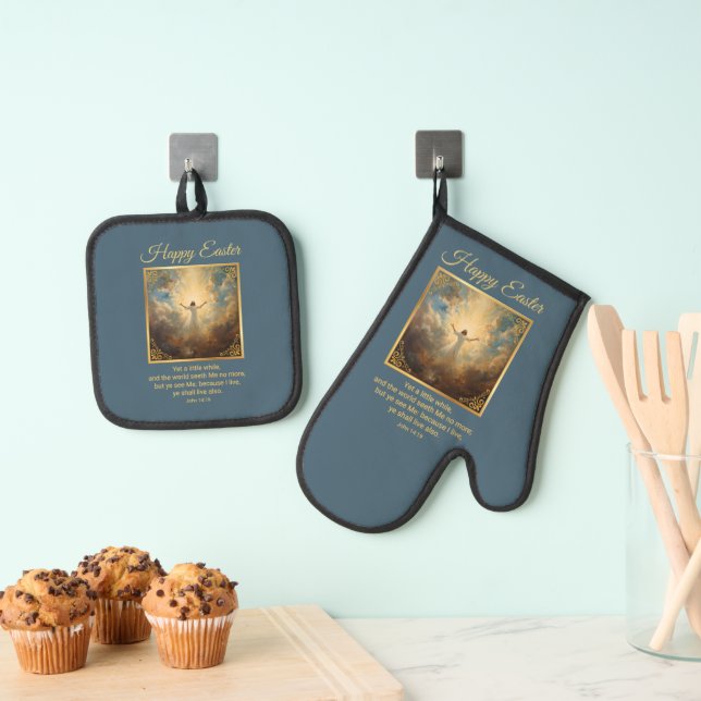 Set De Manoplas Resurrección de Pascua Religiosa (Insitu (colgante))