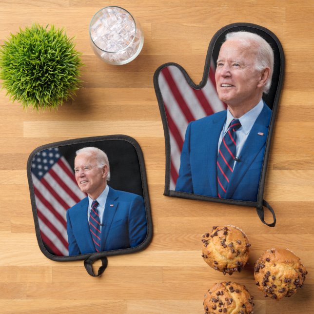 Set De Manoplas Retrato del presidente estadounidense Joe Biden 20 (De arriba hacia abajo)
