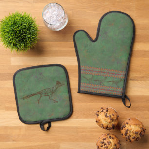 Set De Manoplas Roadrunner del Suroeste Sagebrush Green