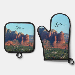 Set De Manoplas Roca de café I en Sedona Arizona