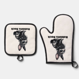 Set De Manoplas Rock de conejo