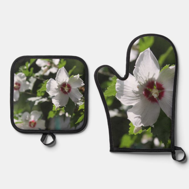 Set De Manoplas Rosa de Sharon (Anverso)