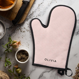 Set De Manoplas Rosa Pastel personalizado