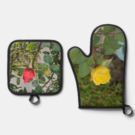 Set De Manoplas Rosas Porever Pot Holders