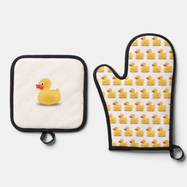 Set De Manoplas Rubber Ducky (Anverso)