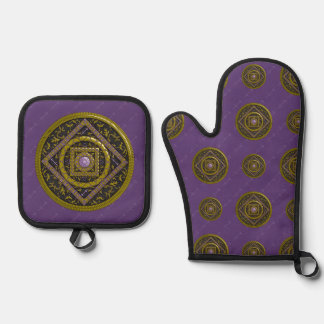 Set De Manoplas Sagittarius Mandala