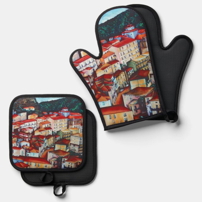Set De Manoplas San Chirico (Italia) (Anverso/Reverso)