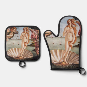 Set De Manoplas Sandro Botticelli - Nacimiento de Venus