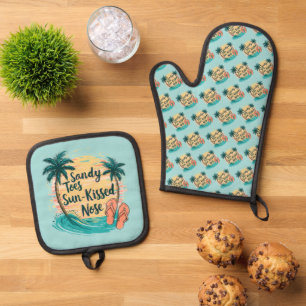 Set De Manoplas Sandy Toes Estético De Playa Nose Besada De Sol