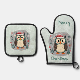 Set De Manoplas Scandinavian Folk Art Style