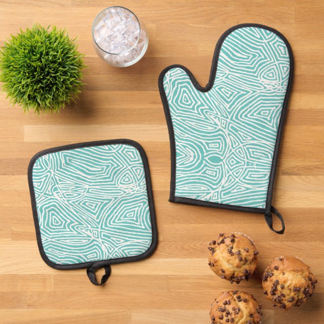 Set De Manoplas Scribbleprint (De arriba hacia abajo)